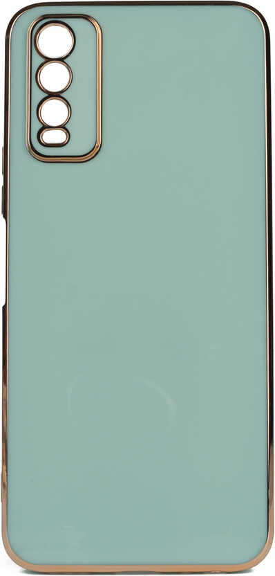 Vivo Y20 Kılıf Mnc Bark Kapak-Açık Yeşil