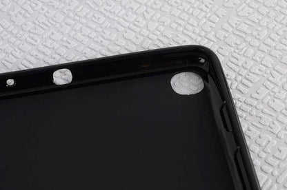 Galaxy Tab A 10.1 (2019) T510 Kılıf  Uyumlu Mnc Tablet Süper Silikon Kapak-Beyaz