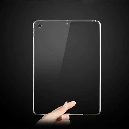 iPad 10.2 (8.nesil) - Uyumlu Uyumlu Mnc Tablet Süper Silikon Kapak-Renksiz