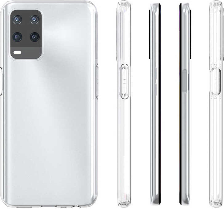 Oppo A54 4g Kılıf Mnc Süper Silikon Kapak-Renksiz
