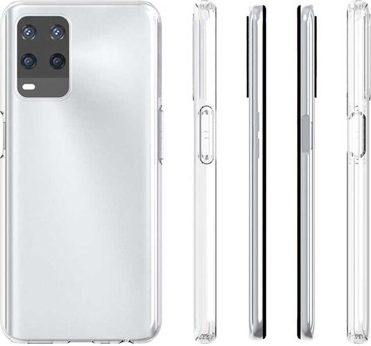 Oppo A54 4g Kılıf Mnc Süper Silikon Kapak-Renksiz