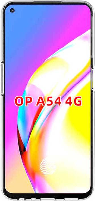 Oppo A54 4g Kılıf Mnc Süper Silikon Kapak-Renksiz