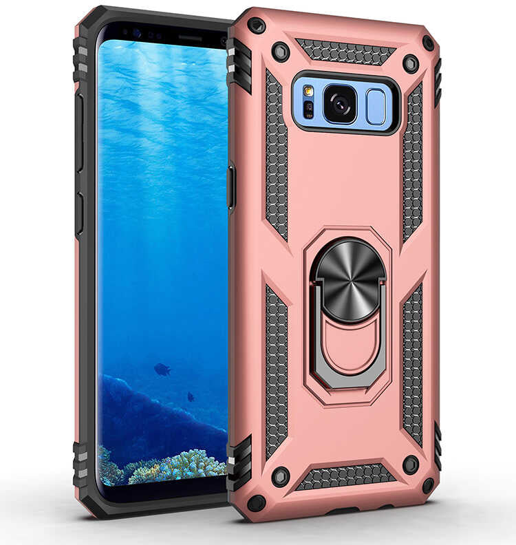 Galaxy S8 Kılıf Mnc Vega Kapak-Rose Gold