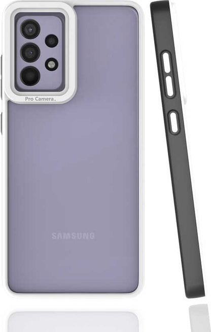 Galaxy A52 Kılıf Mnc Mima Kapak-Siyah