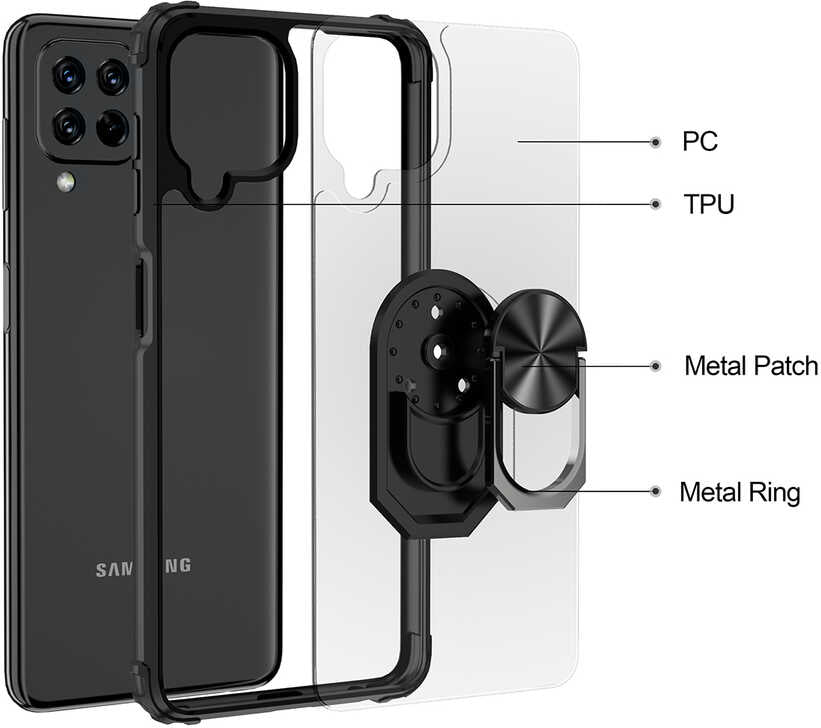 Galaxy M32 Kılıf Mnc Mola Kapak-Lacivert