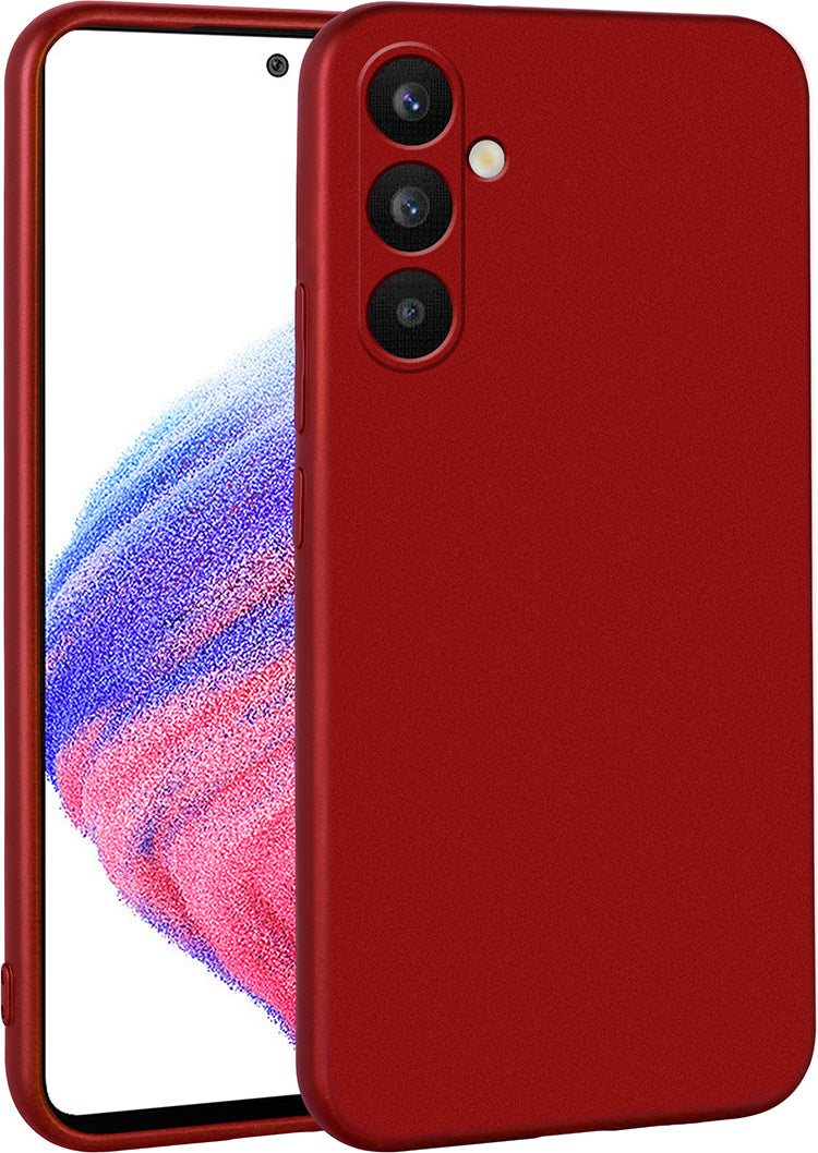 Galaxy A34 Kılıf Mnc Premier Silikon Kapak-Kırmızı