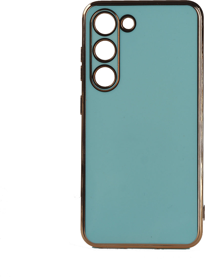 Galaxy S23 Plus Kılıf Mnc Bark Kapak-Mavi Açık