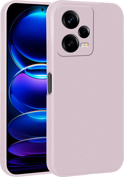 Xiaomi Redmi Note 12 Pro 5g Kılıf Mnc Premier Silikon Kapak-Rose Gold
