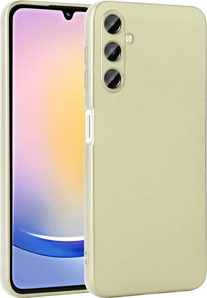 Galaxy A25 Kılıf Mnc Premier Silikon Kapak-Gold
