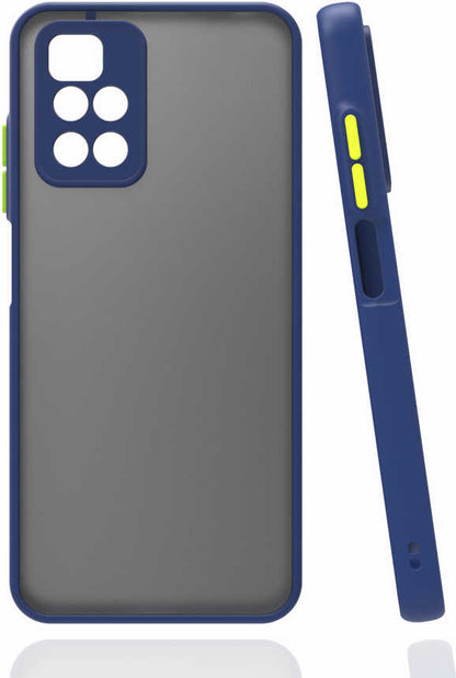 Xiaomi Redmi 10 Kılıf Mnc Hux Kapak-Lacivert