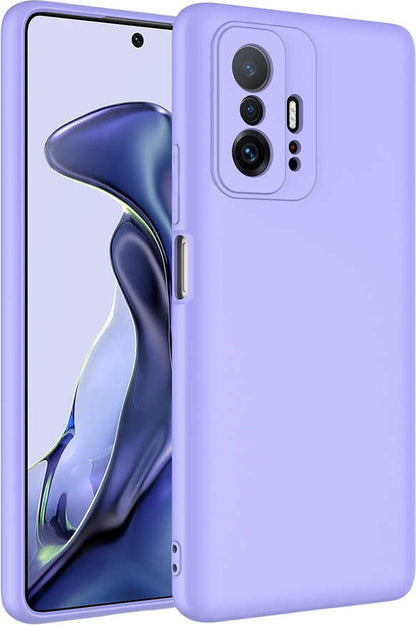 Xiaomi Mi 11T Pro 5g Kılıf Mnc Mara Laaakan Kapak-Lila