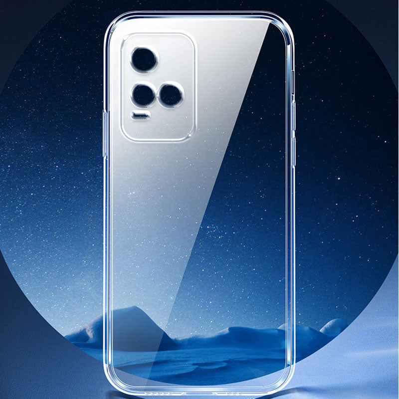 Vivo Y32 Kılıf Mnc Süper Silikon Kapak-Renksiz