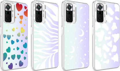 Xiaomi Redmi Note 10 Pro Kılıf Mnc M-Blue Desenli Kapak-Heart No3