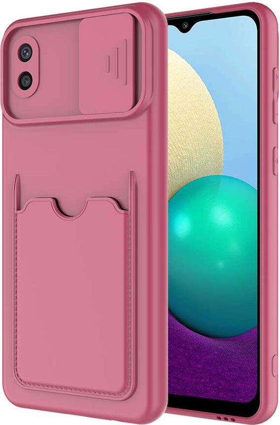 Galaxy A02 Kılıf mnc Kartix Kapak-Koyu Mor