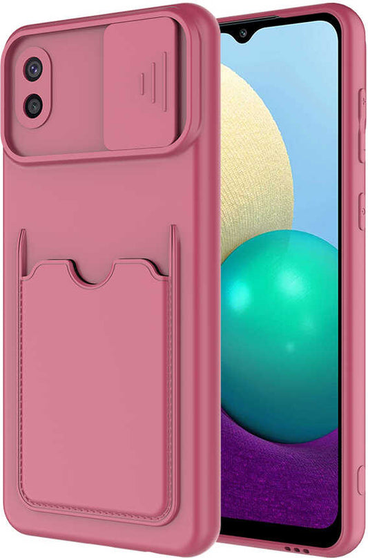 Galaxy A02 Kılıf mnc Kartix Kapak-Koyu Mor