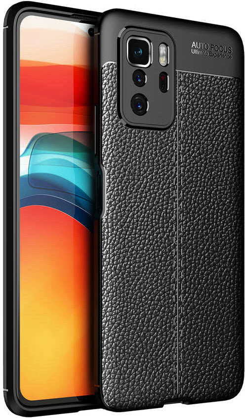 Xiaomi Poco X3 Gt Kılıf Mnc Niss Silikon Kapak-Siyah