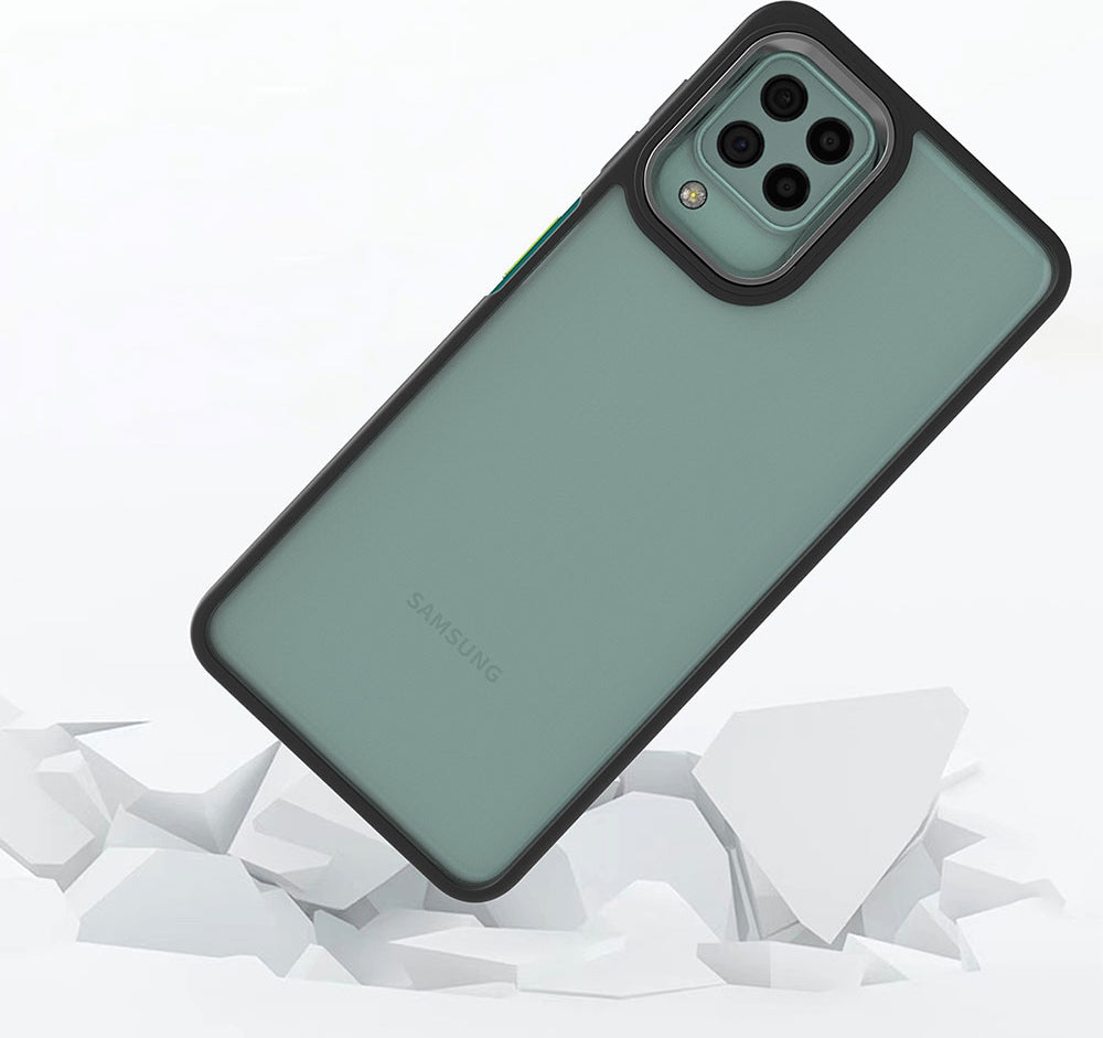 Galaxy A12 Kılıf Mnc Flora Kapak-Yeşil