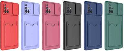 Galaxy A71 Kılıf mnc Kartix Kapak-Kırmızı