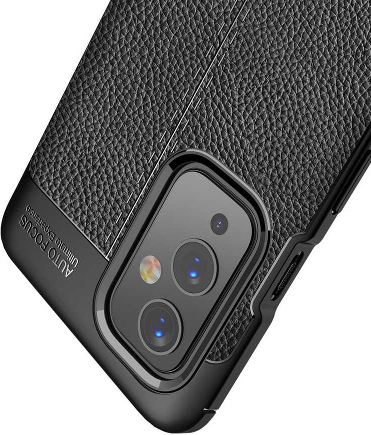 One Plus 9 Kılıf Mnc Niss Silikon Kapak-Siyah