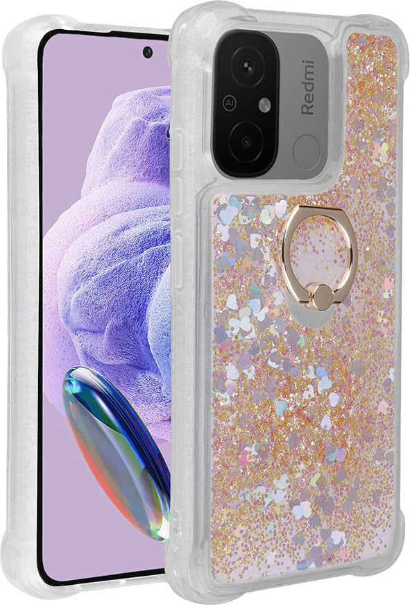 Xiaomi Redmi 12C Kılıf Mnc Milce Kapak-Gold