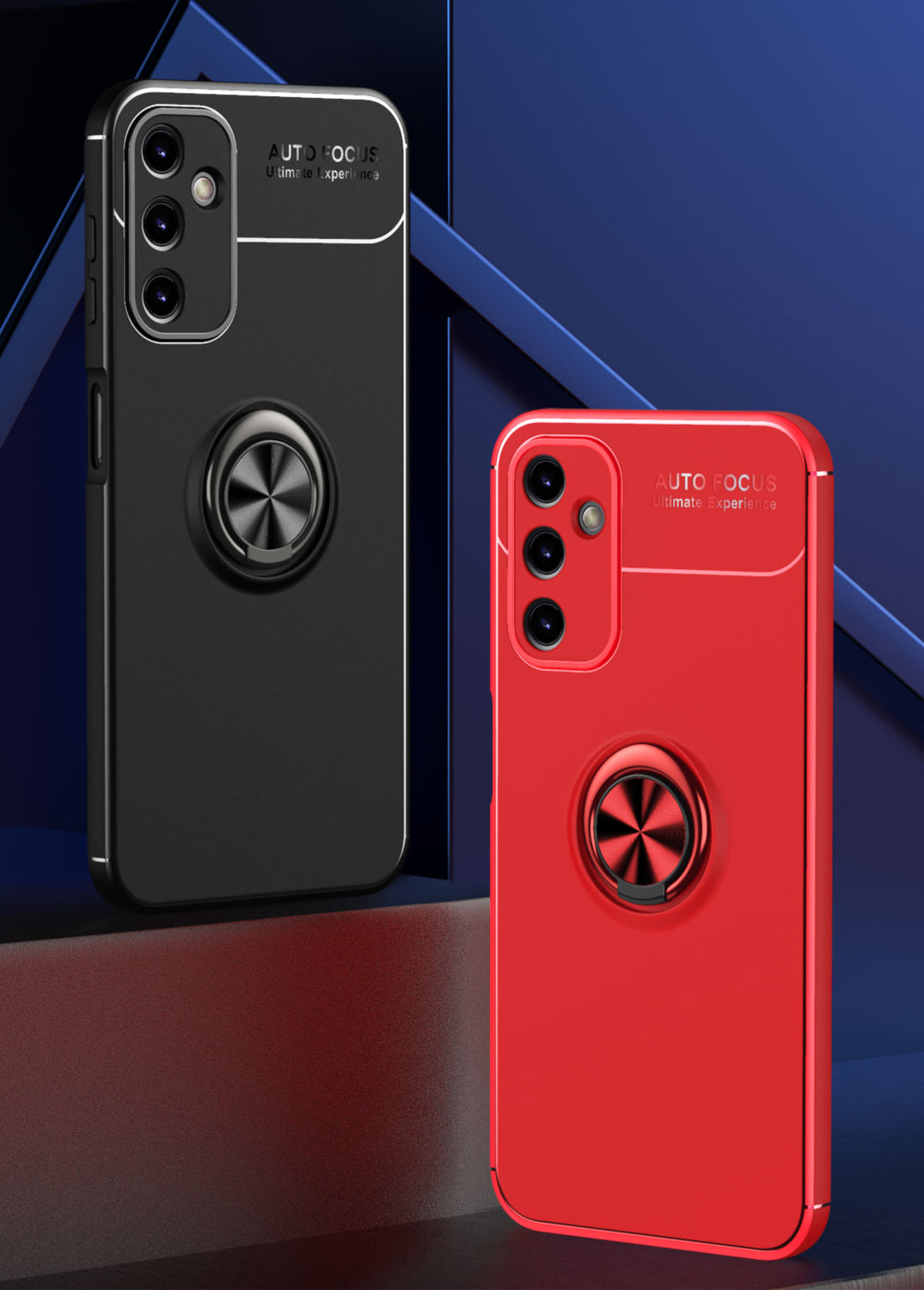 Galaxy A54 Kılıf Mnc Ravel Silikon Kapak-Mavi
