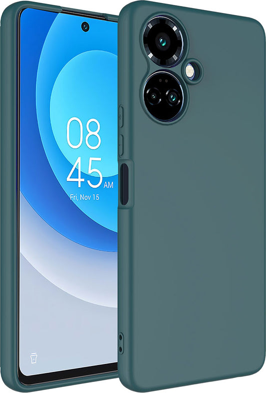 Tecno Spark 9 Pro Kılıf Mnc Mara Laaakan Kapak-Koyu Yeşil