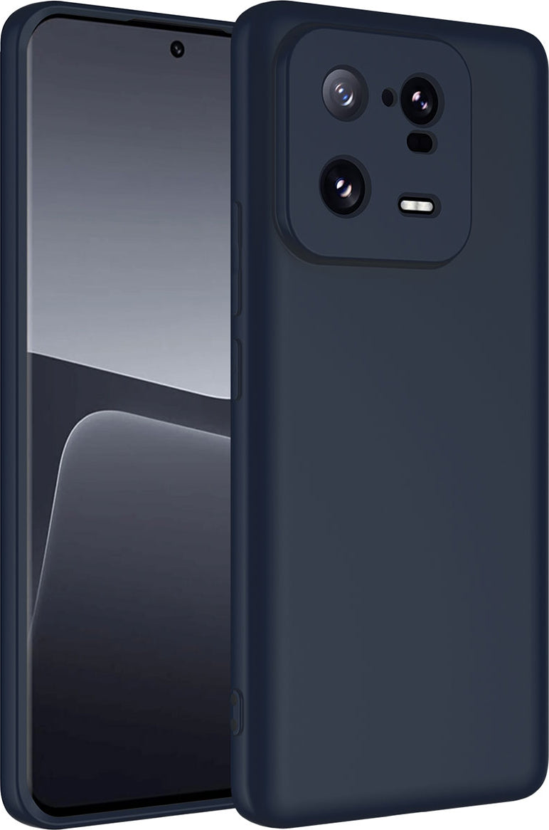 Xiaomi Mi 13 Pro Kılıf Mnc Mara Laaakan Kapak-Lacivert