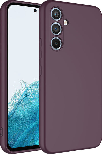 Galaxy A34 Kılıf Mnc Mara Laaakan Kapak-Koyu Mor