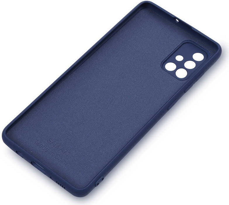 Galaxy A71 Kılıf Mnc Mara Laaakan Kapak-Koyu Yeşil