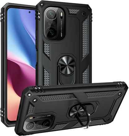 Xiaomi Redmi K40 Kılıf Mnc Vega Kapak-Siyah