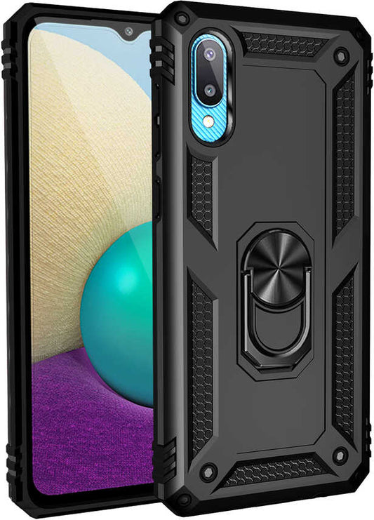 Galaxy A02 Kılıf Mnc Vega Kapak-Siyah