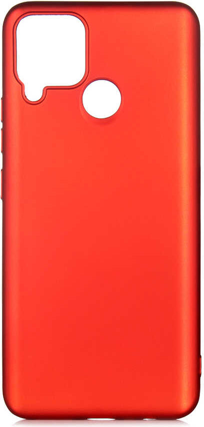 Realme C25 Kılıf Mnc Premier Silikon Kapak-Kırmızı