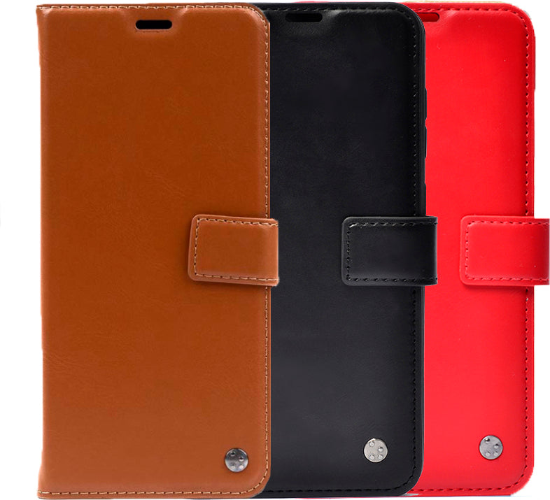 Reeder P13 Blue 2022 Kılıf Mnc Kar Deluxe Kapaklı Kılıf-Kırmızı