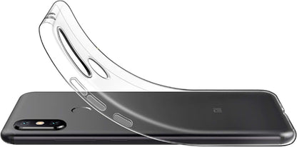 Xiaomi Redmi Note 6 Pro Kılıf Mnc Süper Silikon Kapak-Renksiz