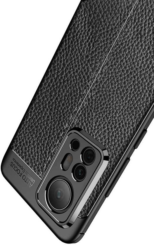 Xiaomi Mi 12 Pro Kılıf Mnc Niss Silikon Kapak-Siyah