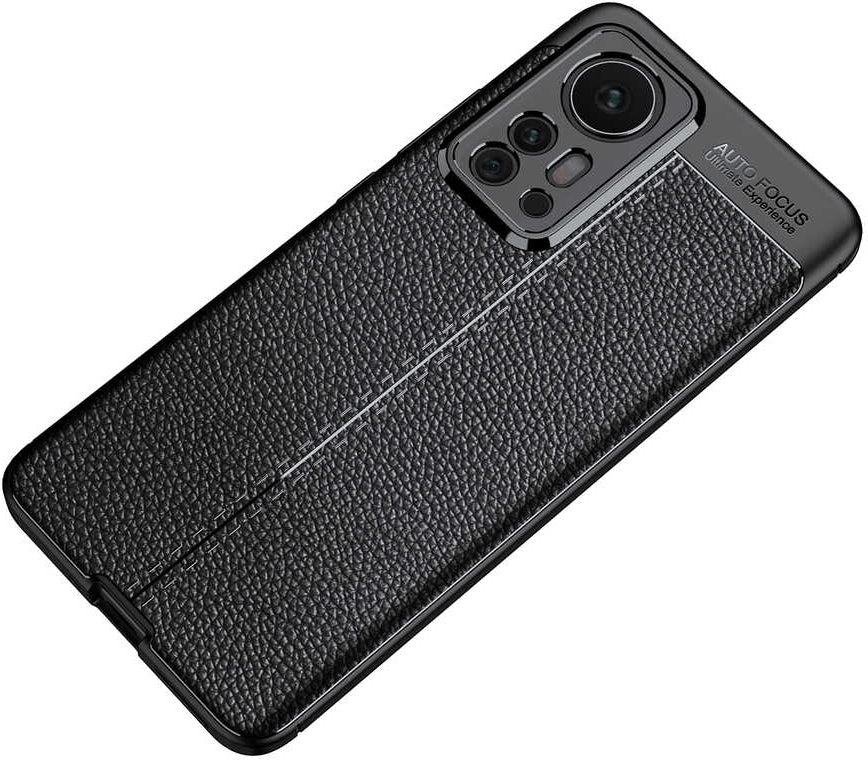 Xiaomi Mi 12 Pro Kılıf Mnc Niss Silikon Kapak-Siyah