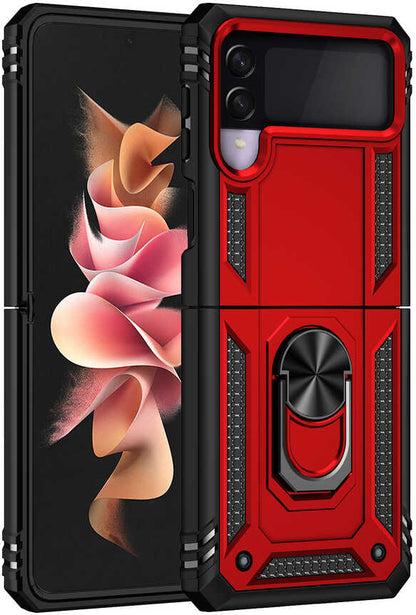 Galaxy Z Flip 3 Kılıf Mnc Vega Kapak-Gri