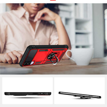 Galaxy Z Flip 3 Kılıf Mnc Vega Kapak-Gri
