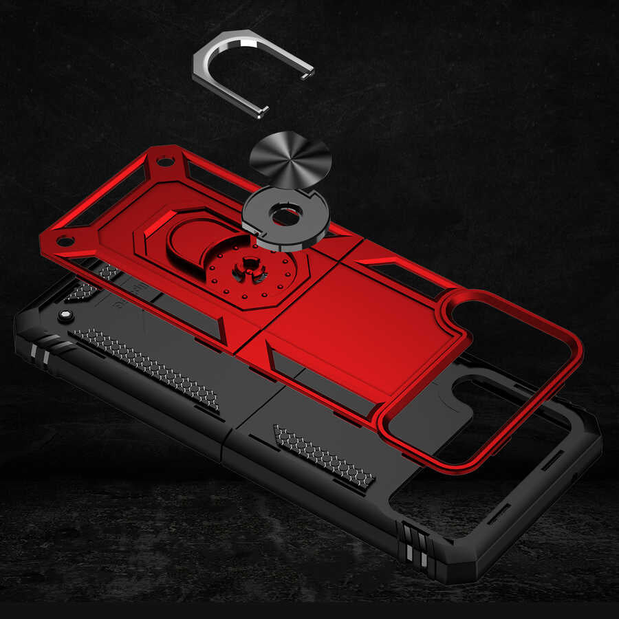 Galaxy Z Flip 3 Kılıf Mnc Vega Kapak-Gri