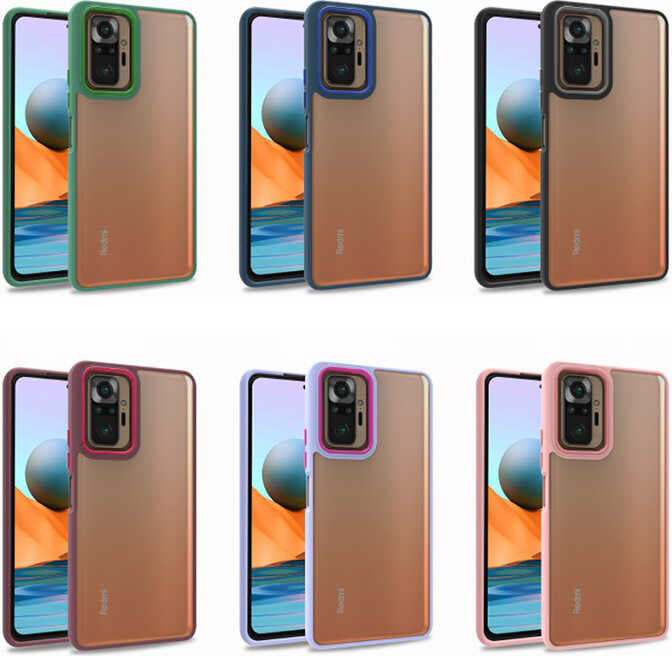 Xiaomi Poco M5S Kılıf Mnc Flora Kapak-Mavi