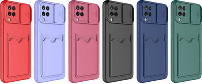 Galaxy A12 Kılıf mnc Kartix Kapak-Kırmızı
