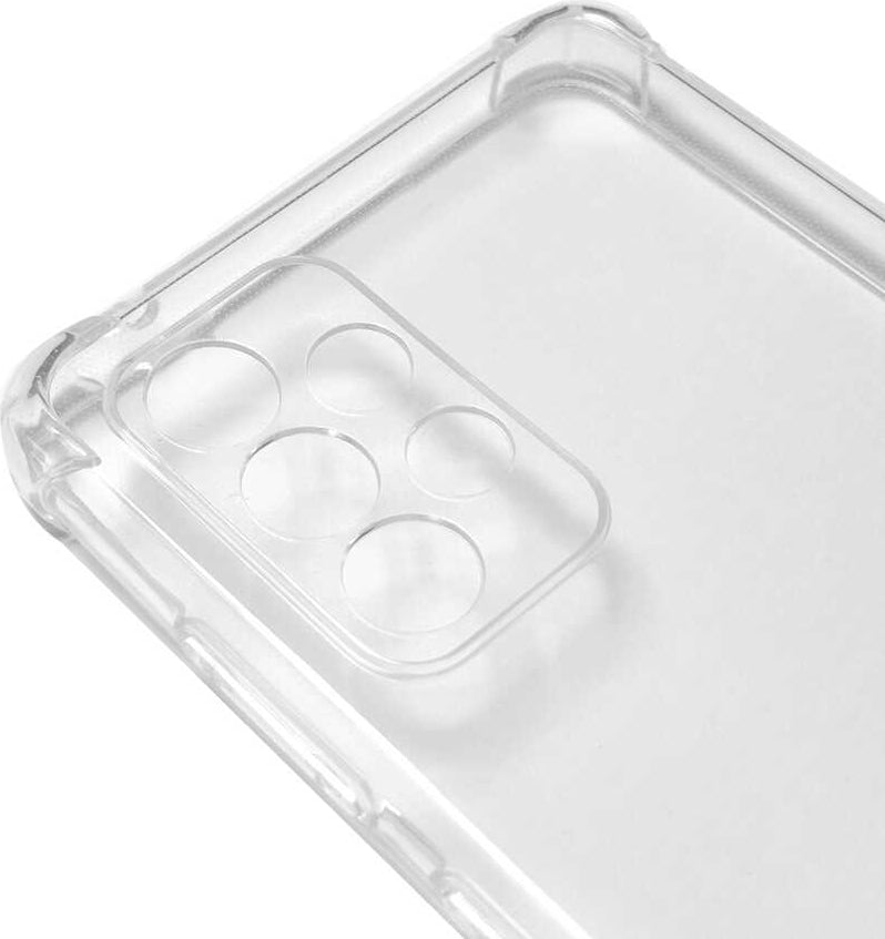 Galaxy A72 Kılıf Mnc Kamera Korumalı Nitro Anti Shock Silikon-Renksiz