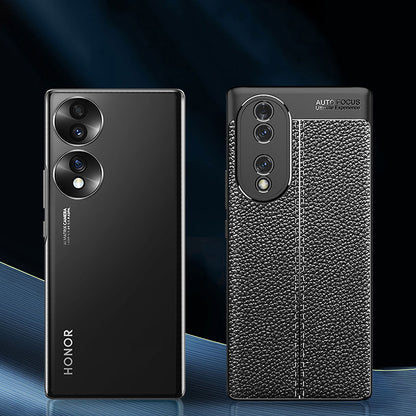 Huawei Honor 70 Kılıf Mnc Niss Silikon Kapak-Siyah