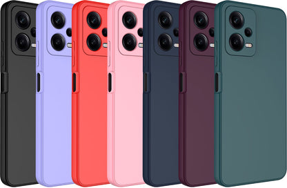 Xiaomi Redmi Note 12 Pro 5g Kılıf Mnc Mara Laaakan Kapak-Siyah