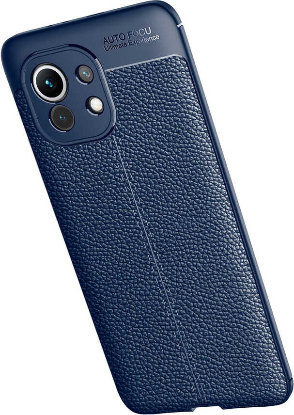 Xiaomi Mi 11 Kılıf Mnc Niss Silikon Kapak-Lacivert