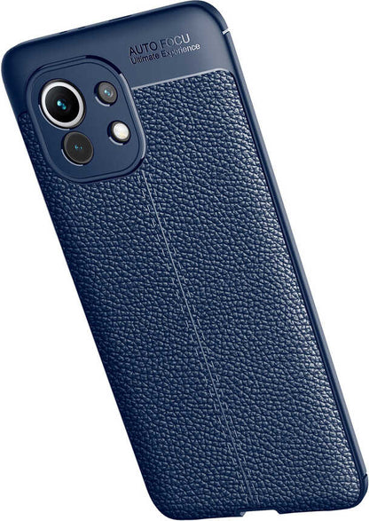 Xiaomi Mi 11 Kılıf Mnc Niss Silikon Kapak-Lacivert