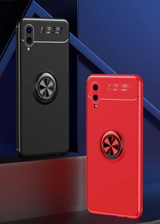 Galaxy A02 Kılıf Mnc Ravel Silikon Kapak-Siyah-Mavi