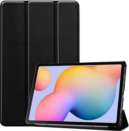 Lenovo Tab P11 Pro 11.2" 2.nesil  Uyumlu Mnc Smart Cover Standlı 1-1 Kılıf-Siyah