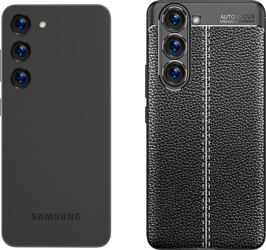 Galaxy S23 Plus Kılıf Mnc Niss Silikon Kapak-Siyah