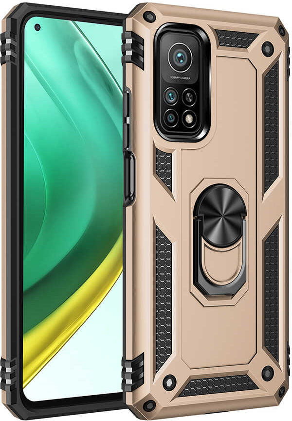 Xiaomi Mi 10T Pro 5g Kılıf Mnc Vega Kapak-Gold